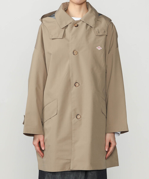 DANTON（ダントン）の「DANTON | 3レイヤークロス ショートバルマカーンコート WOMEN（ステンカラーコート・レディース・ベージュ・S）」の6枚目の写真