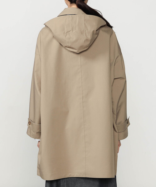 DANTON（ダントン）の「DANTON | 3レイヤークロス ショートバルマカーンコート WOMEN（ステンカラーコート・レディース・ベージュ・S）」の8枚目の写真