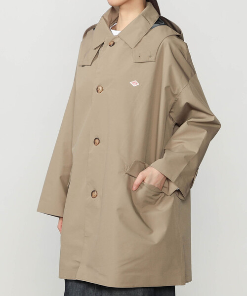 DANTON（ダントン）の「DANTON | 3レイヤークロス ショートバルマカーンコート WOMEN（ステンカラーコート・レディース・ベージュ・S）」の4枚目の写真