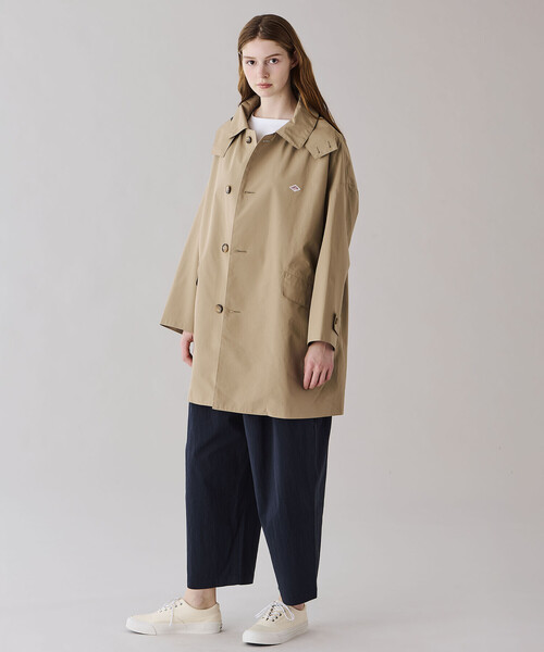 DANTON（ダントン）の「DANTON | 3レイヤークロス ショートバルマカーンコート WOMEN（ステンカラーコート・レディース・ベージュ・S）」の20枚目の写真