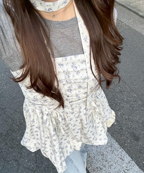 continuer de NICE CLAUP(コンティニューデナイスクラップ)の「アソート柄バルーンキャミチュニック(シャツ/ブラウス・レディース・ブラック/その他3/その他2/その他1/ピンク・FREE)」の4枚目の写真