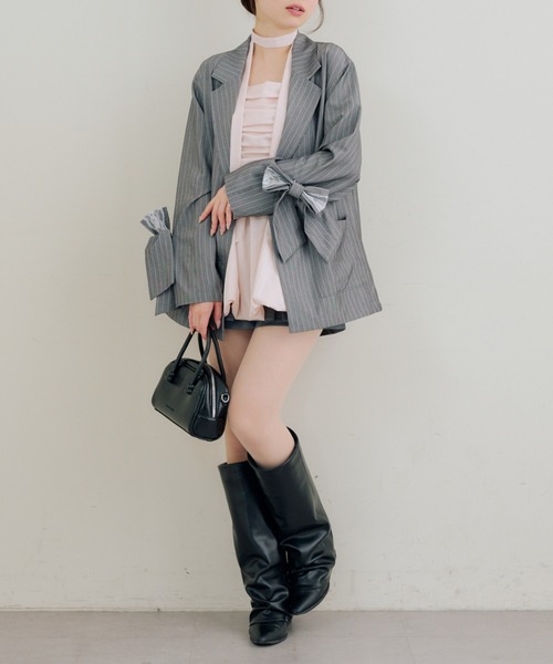 continuer de NICE CLAUP(コンティニューデナイスクラップ)の「アソート柄バルーンキャミチュニック(シャツ/ブラウス・レディース・ブラック/その他3/その他2/その他1/ピンク・FREE)」の14枚目の写真