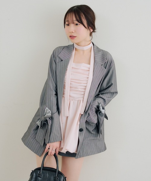 continuer de NICE CLAUP(コンティニューデナイスクラップ)の「アソート柄バルーンキャミチュニック(シャツ/ブラウス・レディース・ブラック/その他3/その他2/その他1/ピンク・FREE)」の15枚目の写真