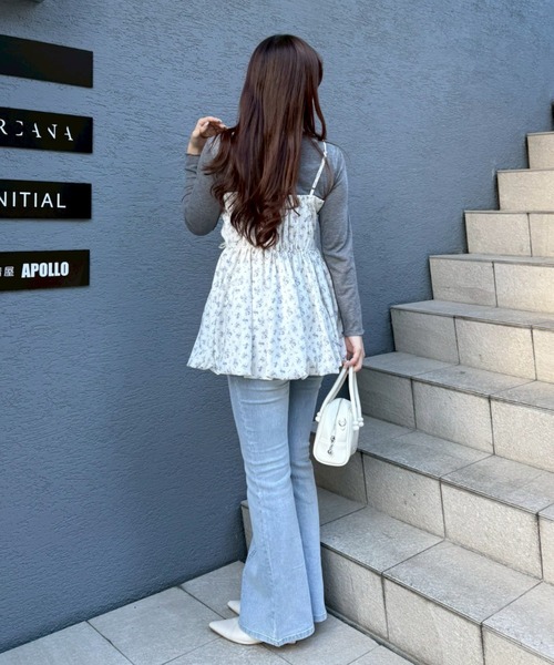 continuer de NICE CLAUP(コンティニューデナイスクラップ)の「アソート柄バルーンキャミチュニック(シャツ/ブラウス・レディース・ブラック/その他3/その他2/その他1/ピンク・FREE)」の11枚目の写真