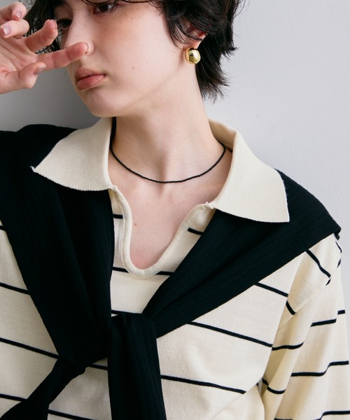 Trish（トリッシュ）の「キラキラミニビーズネックレス（ネックレス・レディース・レッド/ブラック・FREE）」の13枚目の写真