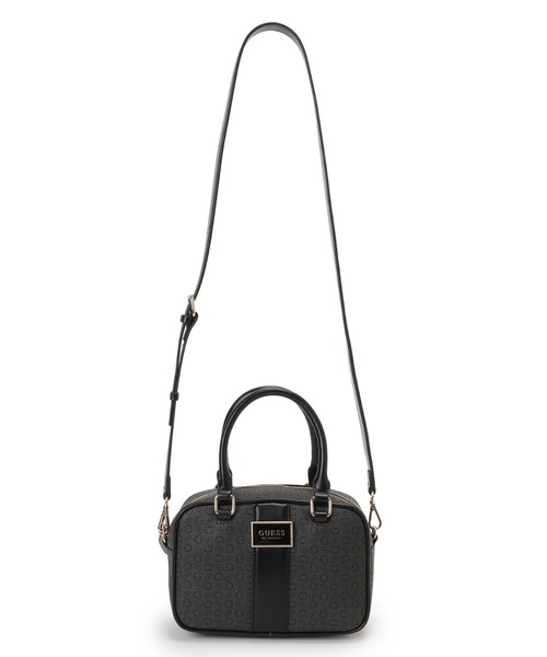 Guess（ゲス）の「ISABELLA Box Satchel ハンドバッグ  （ハンドバッグ・レディース・ダークグレー/ホワイト・ONE SIZE）」の6枚目の写真