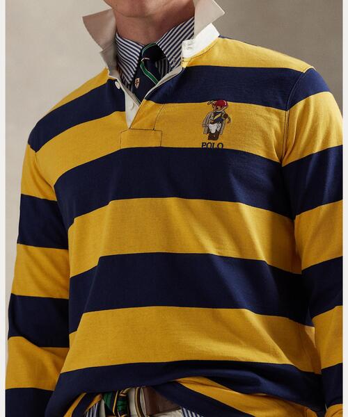 POLO RALPH LAUREN(ポロ ラルフ ローレン)の「クラシック フィット Polo ベア ラグビー シャツ(その他トップス・メンズ・ブルー・XS/L/XL/S/M)」の4枚目の写真