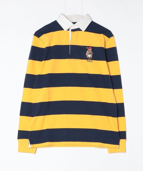 POLO RALPH LAUREN(ポロ ラルフ ローレン)の「クラシック フィット Polo ベア ラグビー シャツ(その他トップス・メンズ・ブルー・XS/L/XL/S/M)」の3枚目の写真