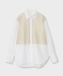 CINOH（チノ）の「レースレイヤードシャツ（シャツ/ブラウス）」