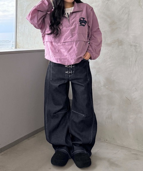 sedacle(セダクル)の「ファイヤーマンリジットカーブデニム(デニムパンツ・メンズ・インディゴブルー/ブラック・SMALL/MEDIUM/LARGE)」の14枚目の写真