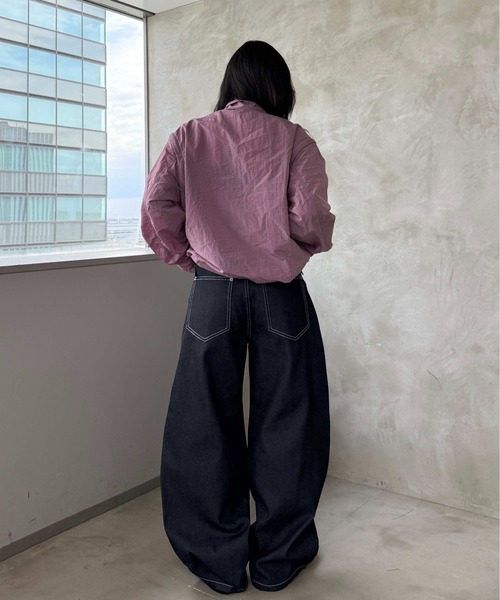 sedacle(セダクル)の「ファイヤーマンリジットカーブデニム(デニムパンツ・メンズ・インディゴブルー/ブラック・SMALL/MEDIUM/LARGE)」の16枚目の写真