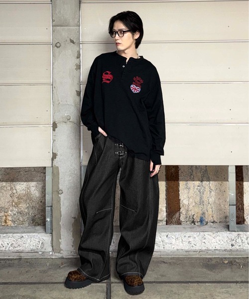 sedacle(セダクル)の「ファイヤーマンリジットカーブデニム(デニムパンツ・メンズ・インディゴブルー/ブラック・SMALL/MEDIUM/LARGE)」の7枚目の写真