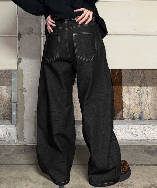 sedacle(セダクル)の「ファイヤーマンリジットカーブデニム(デニムパンツ・メンズ・インディゴブルー/ブラック・SMALL/MEDIUM/LARGE)」の5枚目の写真