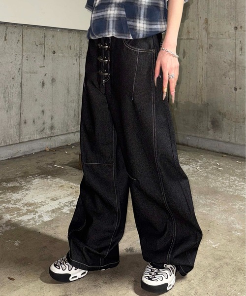 sedacle(セダクル)の「ファイヤーマンリジットカーブデニム(デニムパンツ・メンズ・インディゴブルー/ブラック・SMALL/MEDIUM/LARGE)」の20枚目の写真