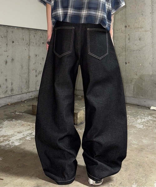 sedacle(セダクル)の「ファイヤーマンリジットカーブデニム(デニムパンツ・メンズ・インディゴブルー/ブラック・SMALL/MEDIUM/LARGE)」の21枚目の写真