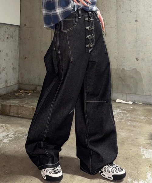 sedacle(セダクル)の「ファイヤーマンリジットカーブデニム(デニムパンツ・メンズ・インディゴブルー/ブラック・SMALL/MEDIUM/LARGE)」の22枚目の写真