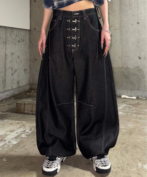 sedacle(セダクル)の「ファイヤーマンリジットカーブデニム(デニムパンツ・メンズ・インディゴブルー/ブラック・SMALL/MEDIUM/LARGE)」の19枚目の写真