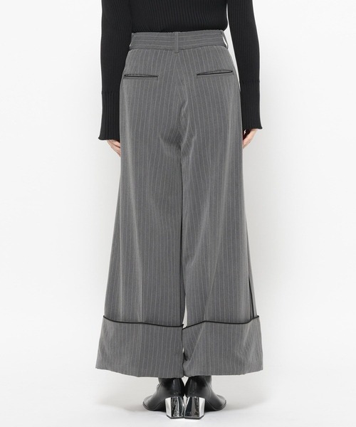 HARE（ハレ）の「パイピングワイドパンツ(HARE)（その他パンツ・レディース・ブラック/グレー・FREE）」の12枚目の写真