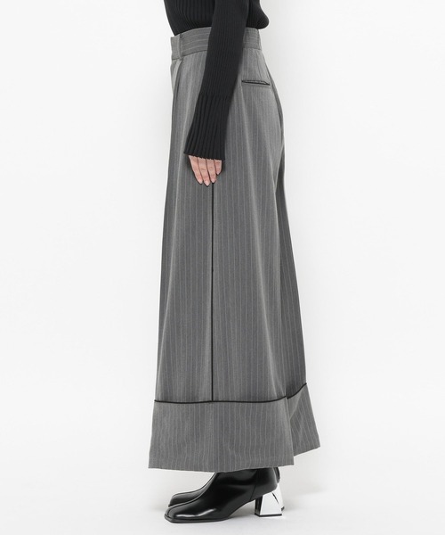 HARE（ハレ）の「パイピングワイドパンツ(HARE)（その他パンツ・レディース・ブラック/グレー・FREE）」の13枚目の写真