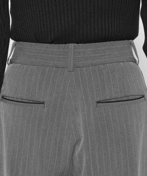 HARE（ハレ）の「パイピングワイドパンツ(HARE)（その他パンツ・レディース・ブラック/グレー・FREE）」の17枚目の写真