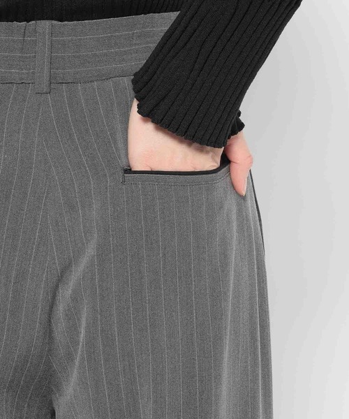 HARE（ハレ）の「パイピングワイドパンツ(HARE)（その他パンツ・レディース・ブラック/グレー・FREE）」の18枚目の写真