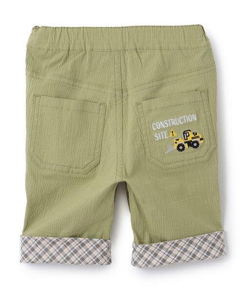 kladskap（クレードスコープ）の「重機裾折り返し6分丈パンツ（その他パンツ・キッズ・ブルー系その他/ライトカーキ・90cm/100cm/110cm/120cm）」の3枚目の写真