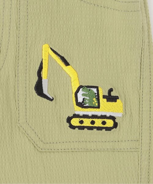 kladskap（クレードスコープ）の「重機裾折り返し6分丈パンツ（その他パンツ・キッズ・ブルー系その他/ライトカーキ・90cm/100cm/110cm/120cm）」の7枚目の写真