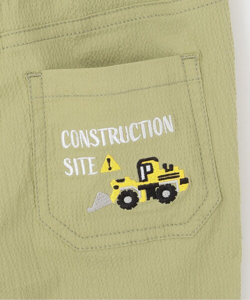 kladskap（クレードスコープ）の「重機裾折り返し6分丈パンツ（その他パンツ・キッズ・ブルー系その他/ライトカーキ・90cm/100cm/110cm/120cm）」の10枚目の写真