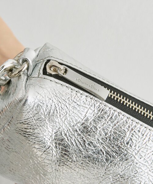 ear PAPILLONNER（イアパピヨネ）の「【kawa-kawa(カワカワ)】NO1535 incasマルチWAYポシェット（ショルダーバッグ・レディース・シルバー・FREE）」の17枚目の写真