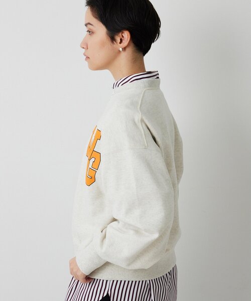 Whim Gazette（ウィムガゼット）の「ワンポイントロゴ裏毛プルオーバー（スウェット・レディース・グレー/ホワイト系その他・FREE）」の5枚目の写真