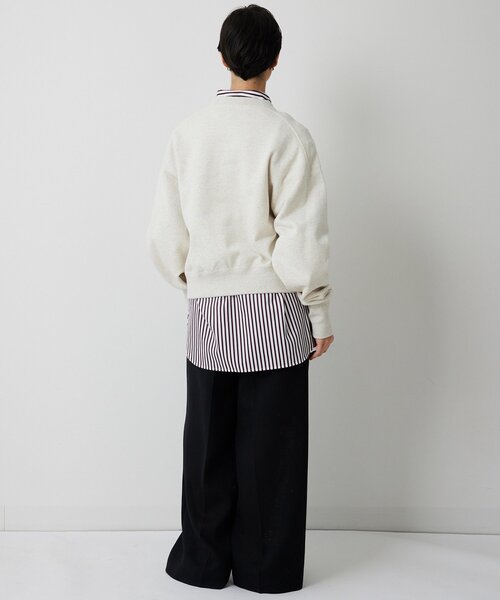 Whim Gazette（ウィムガゼット）の「ワンポイントロゴ裏毛プルオーバー（スウェット・レディース・グレー/ホワイト系その他・FREE）」の6枚目の写真