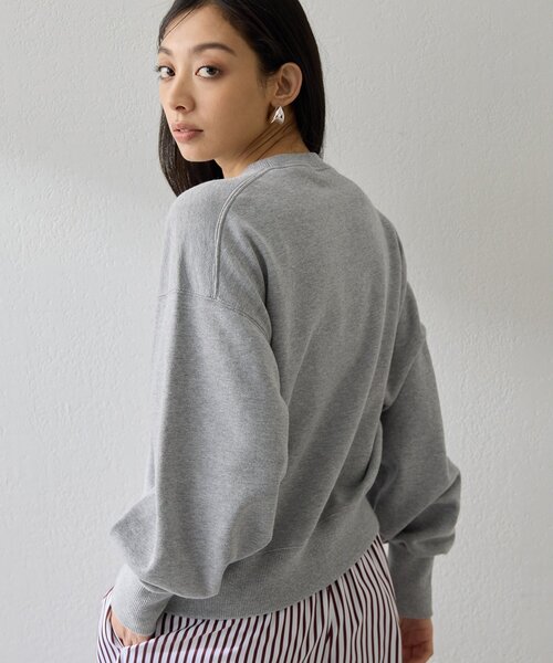 Whim Gazette（ウィムガゼット）の「ワンポイントロゴ裏毛プルオーバー（スウェット・レディース・グレー/ホワイト系その他・FREE）」の14枚目の写真