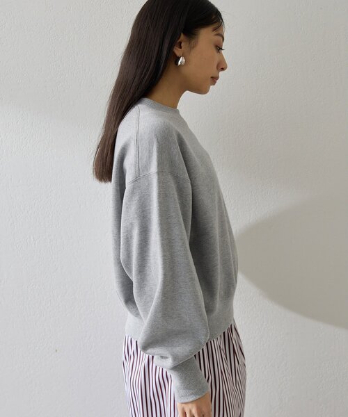 Whim Gazette（ウィムガゼット）の「ワンポイントロゴ裏毛プルオーバー（スウェット・レディース・グレー/ホワイト系その他・FREE）」の15枚目の写真