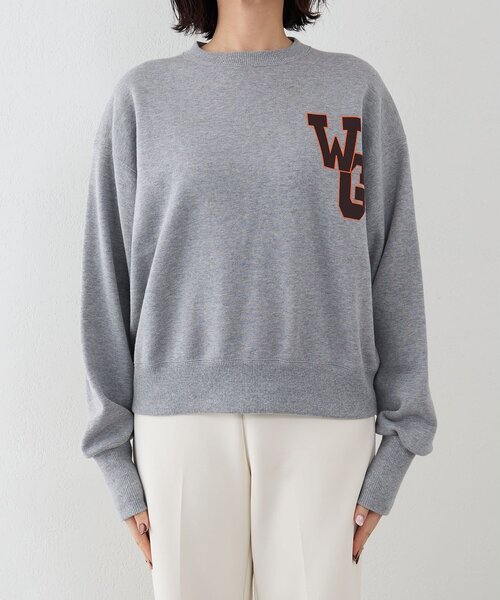 Whim Gazette（ウィムガゼット）の「ワンポイントロゴ裏毛プルオーバー（スウェット・レディース・グレー/ホワイト系その他・FREE）」の19枚目の写真