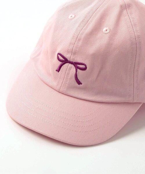 BREEZE（ブリーズ）の「【UVカット】リボン刺繍キャップ（キャップ・キッズ・ブルー/アイボリー/ピンク・50/54/58）」の11枚目の写真