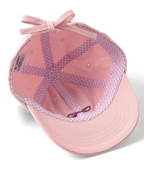 BREEZE（ブリーズ）の「【UVカット】リボン刺繍キャップ（キャップ・キッズ・ブルー/アイボリー/ピンク・50/54/58）」の15枚目の写真
