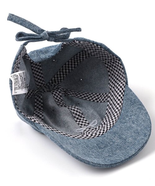 BREEZE（ブリーズ）の「【UVカット】リボン刺繍キャップ（キャップ・キッズ・ブルー/アイボリー/ピンク・50/54/58）」の22枚目の写真