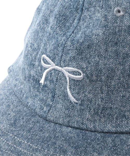 BREEZE(ブリーズ)の「【UVカット】リボン刺繍キャップ(キャップ・キッズ・ブルー/アイボリー/ピンク・50/54/58)」の9枚目の写真