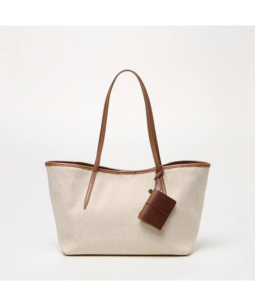 I BAG YOUR PARDON(アイバック ユア パードン)の「note BAG (3 colors)(トートバッグ・レディース・キャメル/ブラック・FREE)」の2枚目の写真