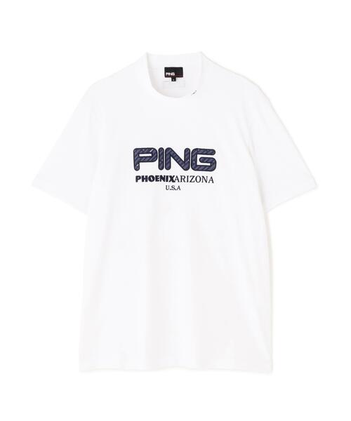 PING(ピン)の「【PING APPAREL】アップリケ半袖ハイネックシャツ <NATIVE> (MENS)(Tシャツ/カットソー・メンズ・ホワイト/ベージュ/ネイビー/ブルー・L/LL/M/S/LL1)」の14枚目の写真