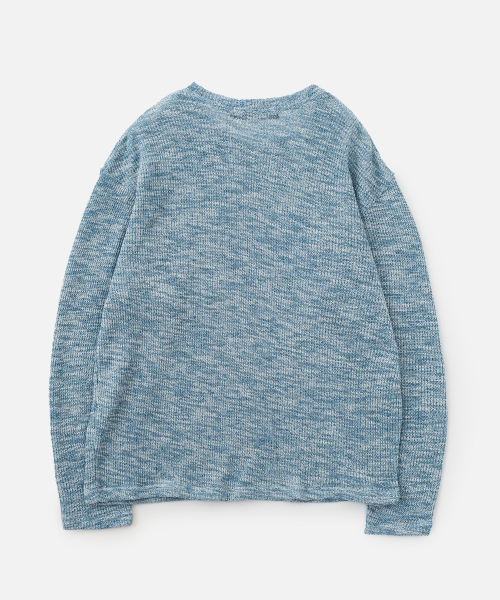 VASTIC(バスティック)の「ボカシポケットニット_ブルー(ニット/セーター・メンズ・ブルー・MEDIUM/LARGE)」の2枚目の写真