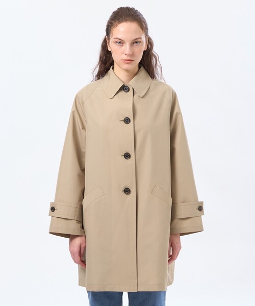 MACKINTOSH PHILOSOPHY(マッキントッシュ フィロソフィー)の「【WELBURY(ウェルべリー)】レインウェザークロス製(ステンカラーコート・レディース・ベージュ/ダークネイビー/ブルー系その他2/ライトグレー・38)」の13枚目の写真