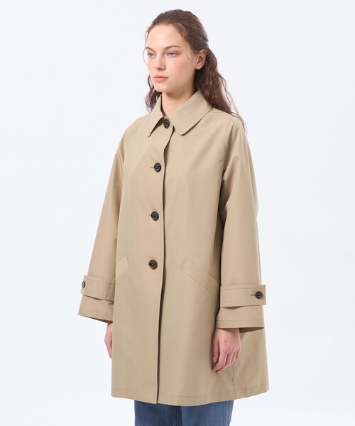 MACKINTOSH PHILOSOPHY(マッキントッシュ フィロソフィー)の「【WELBURY(ウェルべリー)】レインウェザークロス製(ステンカラーコート・レディース・ベージュ/ダークネイビー/ブルー系その他2/ライトグレー・38)」の14枚目の写真
