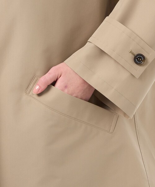 MACKINTOSH PHILOSOPHY(マッキントッシュ フィロソフィー)の「【WELBURY(ウェルべリー)】レインウェザークロス製(ステンカラーコート・レディース・ベージュ/ダークネイビー/ブルー系その他2/ライトグレー・38)」の16枚目の写真