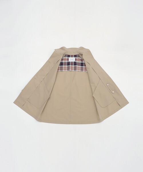 MACKINTOSH PHILOSOPHY(マッキントッシュ フィロソフィー)の「【WELBURY(ウェルべリー)】レインウェザークロス製(ステンカラーコート・レディース・ベージュ/ダークネイビー/ブルー系その他2/ライトグレー・38)」の18枚目の写真
