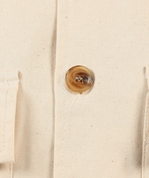 TOMORROWLAND （トゥモローランド）の「【別注】GUY ROVER コットン オーバーシャツ（ブルゾン・メンズ・アイボリー/ブラック/キャメル・S/M/L）」の13枚目の写真