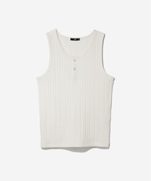 HARE（ハレ）の「ヘンリーネックリブタンク(HARE)（タンクトップ）」