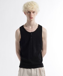 HARE | ヘンリーネックリブタンク(HARE)(タンクトップ)