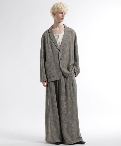 HARE（ハレ）の「ヘンリーネックリブタンク(HARE)（タンクトップ・メンズ・グレー/オフホワイト/ブラック・SMALL/MEDIUM）」の20枚目の写真