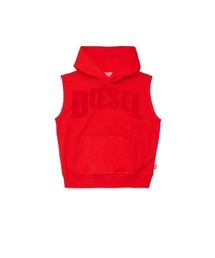 DIESEL | キッズ スリーブレスプルオーバーパーカー SMESH OVER(パーカー)